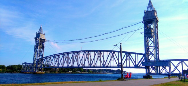 Cape cod canal sunny day